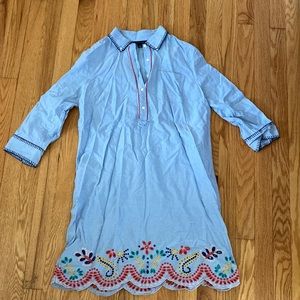 Tommy Hilfiger Embroidered Shirtdress
